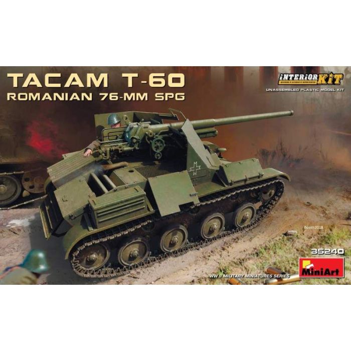 1/35 ROMANIAN 76-MM SPG TACAM T-60 INTER. KIT 35240