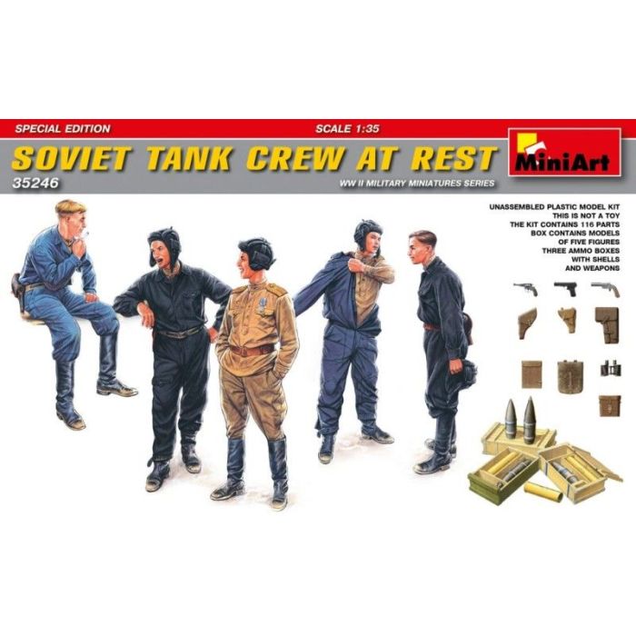 1/35 SOVIET TANK CREW AT REST. S.E. 35246