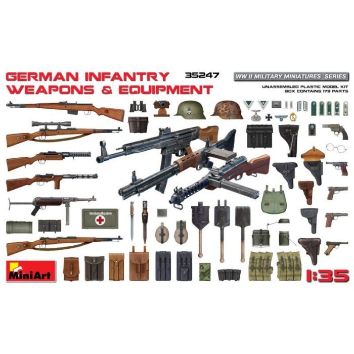 1/35 GERMAN INFANTRY WEAPONS en EQUIPMENT 35247