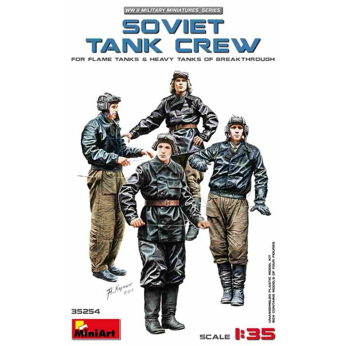 1/35 SOVIET TANKCREW FOR FLAME en HEAVYTANK 35254