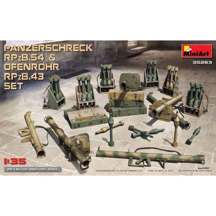 1/35 PANZERSCHRECK RPZB.54 en OFENROHR RPZB.43 SET 35263