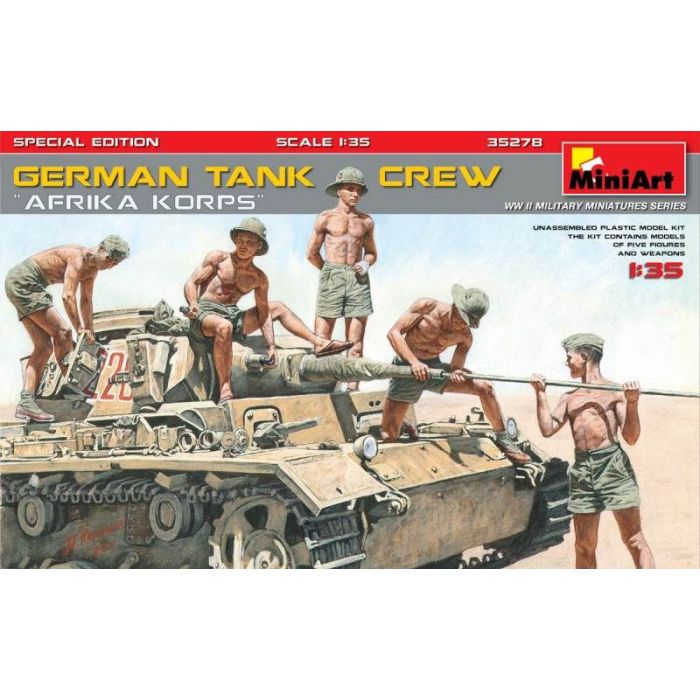 1/35 GERMAN TANK CREW. AFRIKA KORPS S.E. 35278