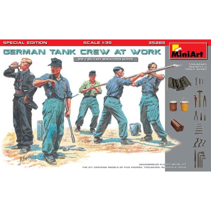 1/35 GERMAN TANK CREW AT WORK. S.E. 35285