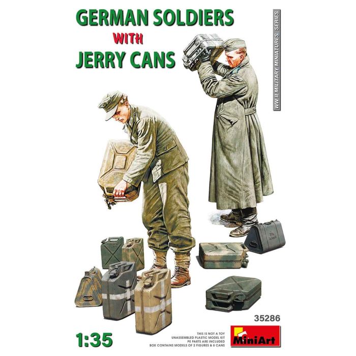 1/35 GERMAN SOLDIER W/JERRY CANS 35286