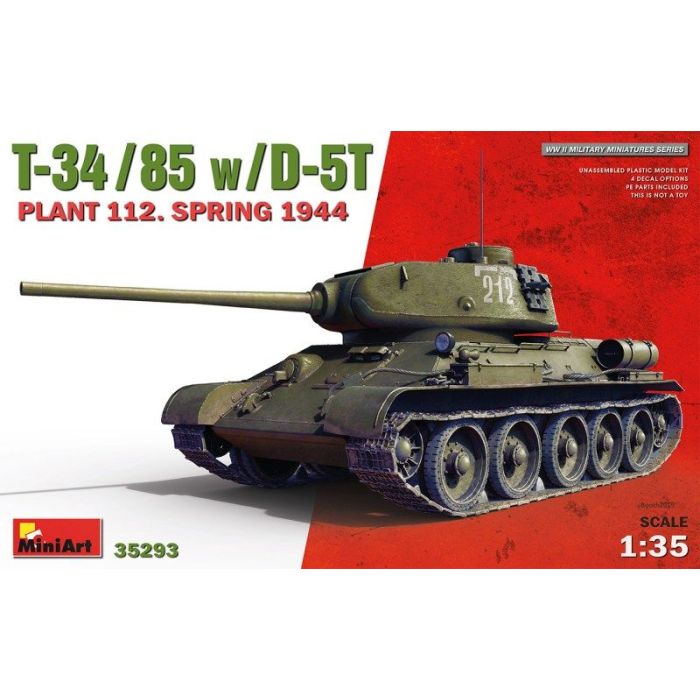 1/35 T-34/85 W/D-5T PLANT 112. SPRING 1944 35293
