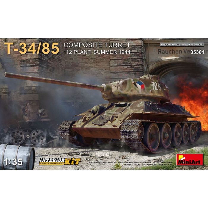 1/35 T-34/85 COMPOSITE TURRET. 112 PLANT. SUM 1944 35301