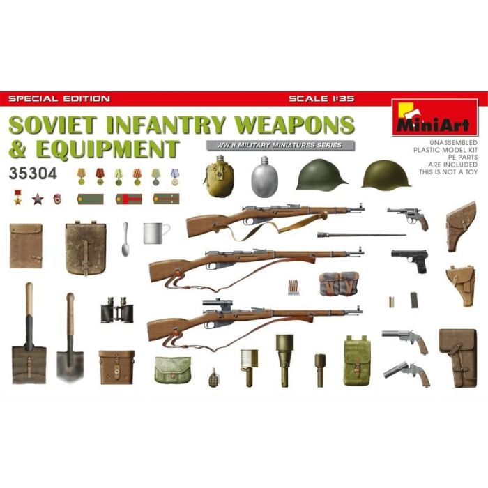 1/35 SOVIET INFANTRY en WEAPONS EQUIPMENT S.E. 35304