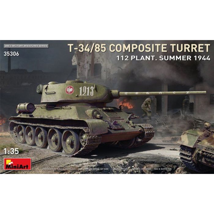 1/35 T-34/85 COMPOSITE TURRET. 112 PLANT. SUMMER 44 35306
