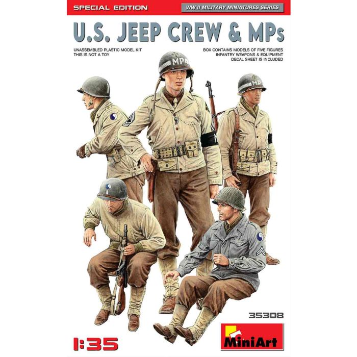 1/35 U.S. JEEP CREW en MPS. SPEC. EDITION 35308