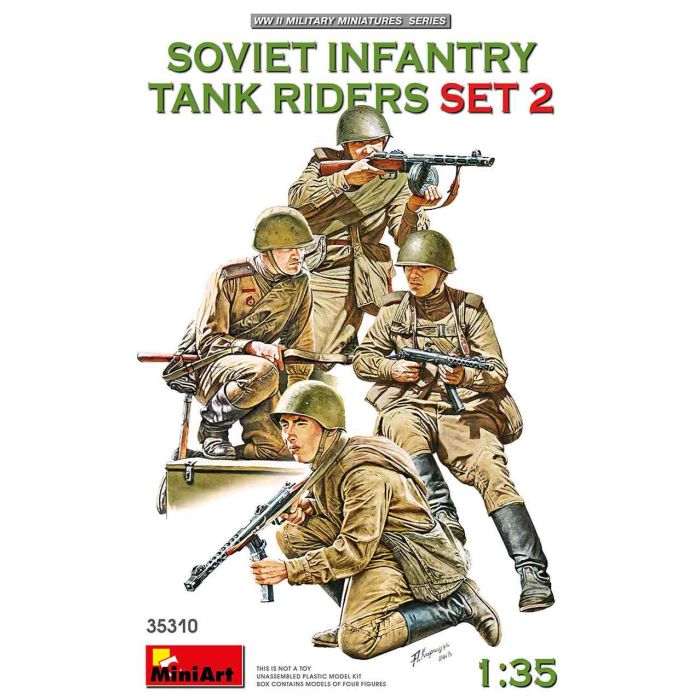 1/35 SOVIET INFANTRY TANK RIDERS SET 2 (05/25) * 35310