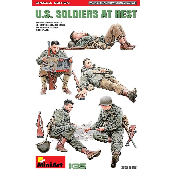 1/35 U.S. SOLDIERS AT REST. SPECIAL EDITION 35318