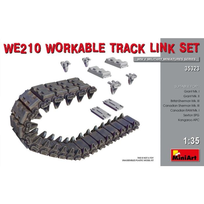 1/35 WE210 WORKABLE TRACK LINK SET 35323