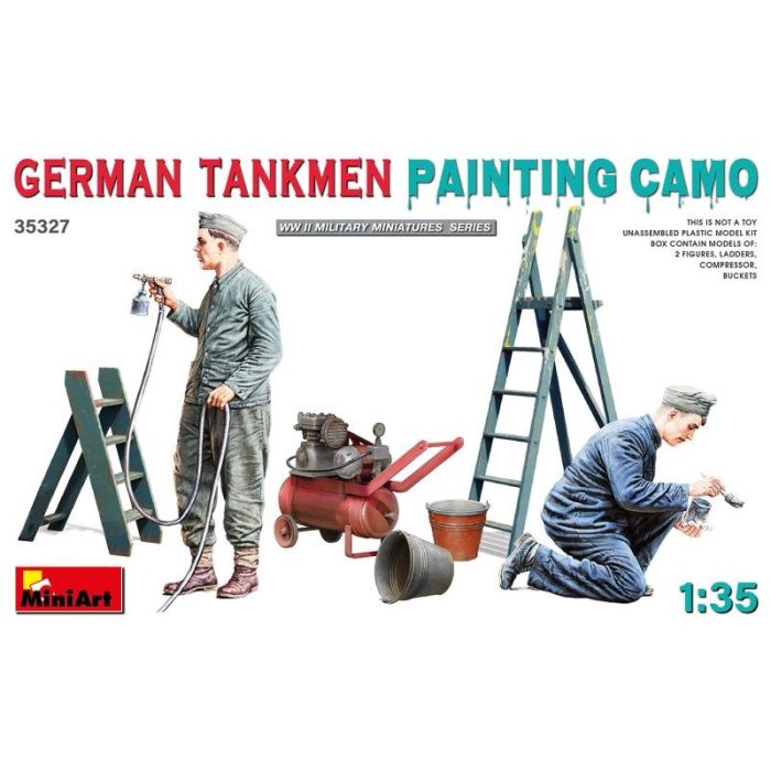 1/35 GERMAN TANKMEN CAMO PAINTING 35327