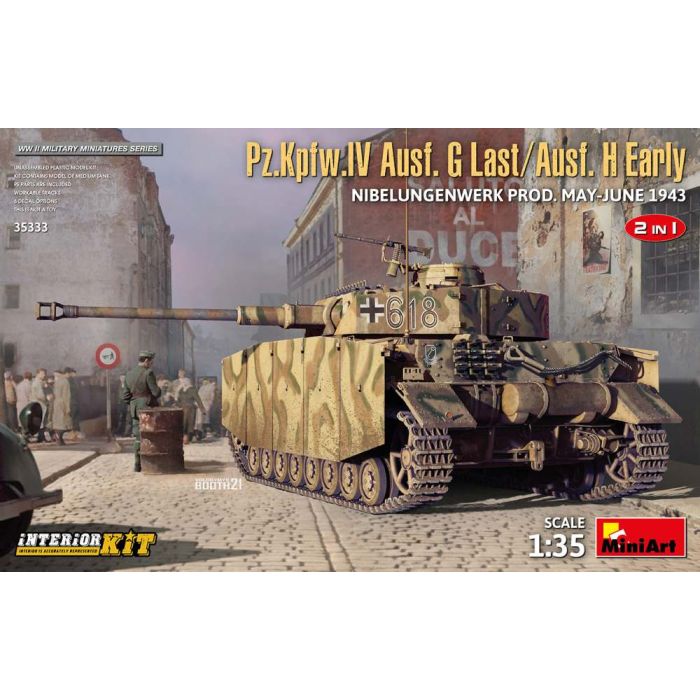 1/35 PZ.KPFW.IV AUSF. G LAST/AUSF. H EARLY 1943 35333