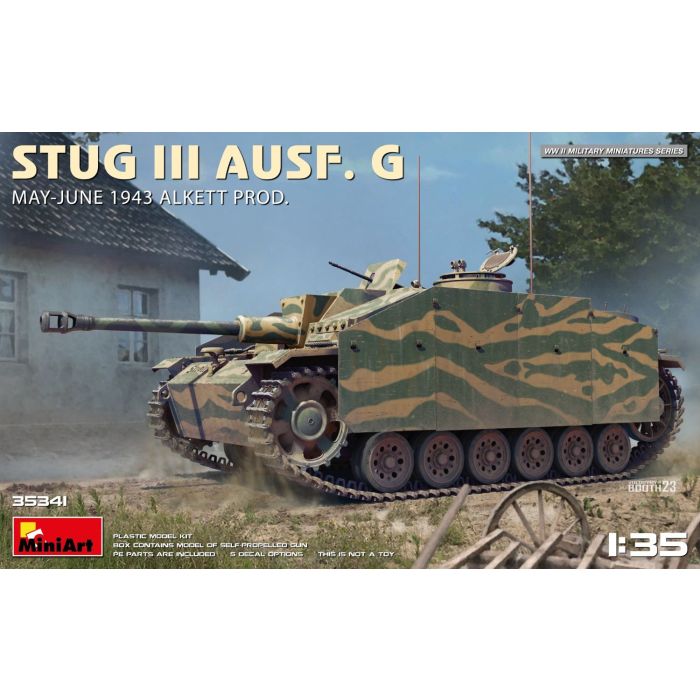 1/35 STUG III AUSF. G MAY/JUNE 1943 ALKETT PROD. 35341