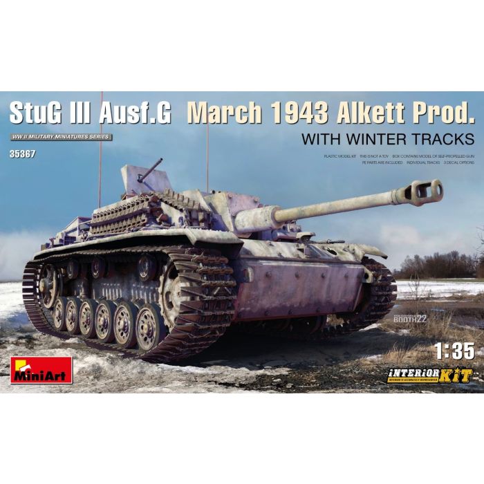 1/35 STUG III AUSF.G 1943 ALKETT PROD. W.TRACKS 35367