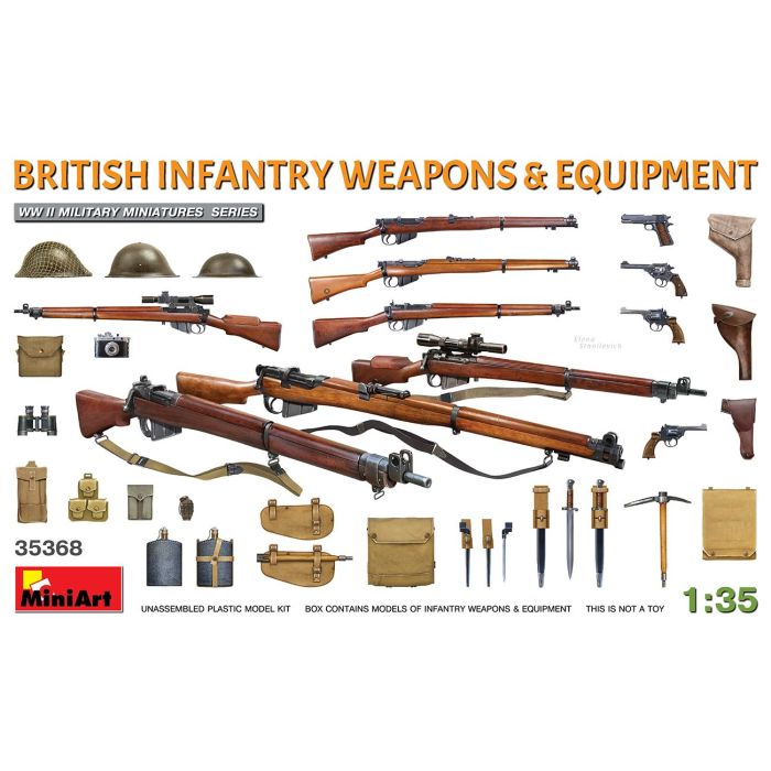 1/35 BRITISH INFANTRY WEAPONS en EQUIPMENT 35368