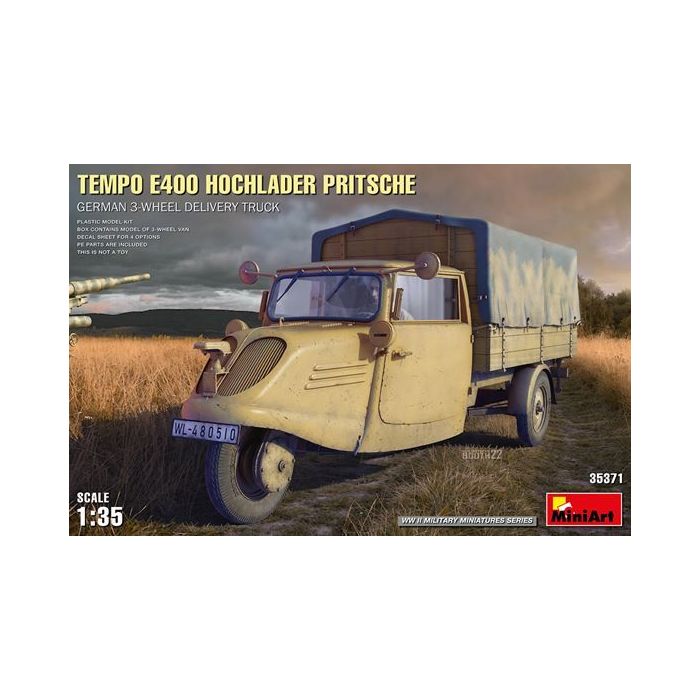 1/35 TEMPO E400 HOCHLADER 3-WH DELIVERY TRUCK 35371