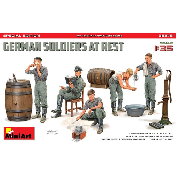 1/35 GERMAN SOLDIERS AT REST. SPECIAL EDITION 35378