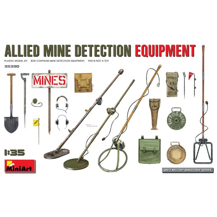 1/35 ALLIED MINE DETECTION EQUIPMENT 35390