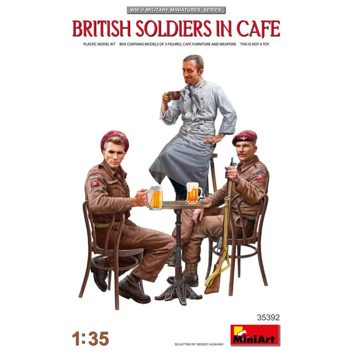 1/35 BRITISH SOLDIERS IN CAFE 35392
