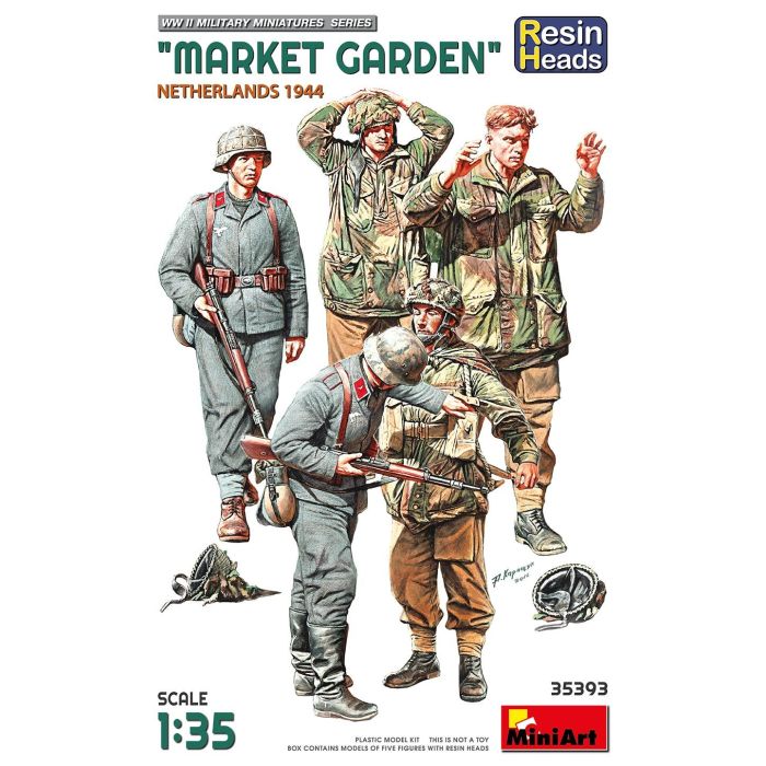 1/35 MARKET GARDEN NETHERLANDS 1944. RESIN HEADS 35393