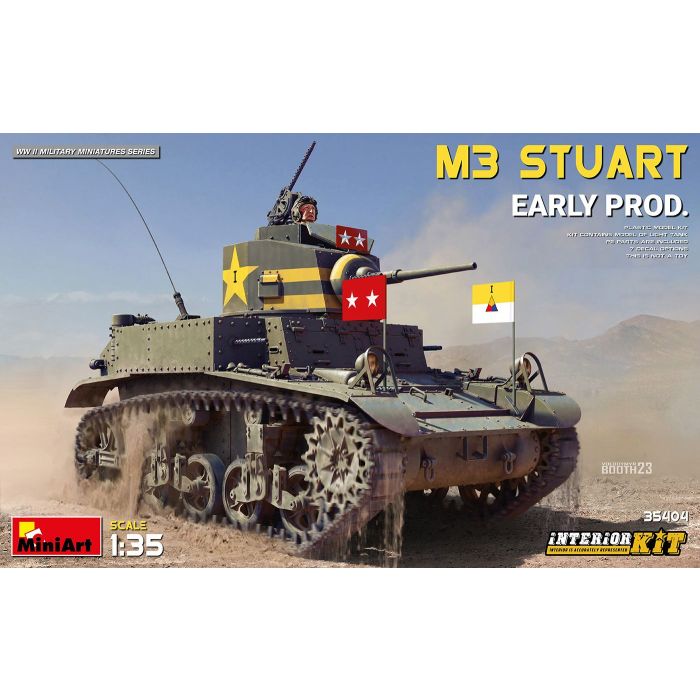 1/35 M3 STUART EARLY PROD. INTERIOR KIT 35404
