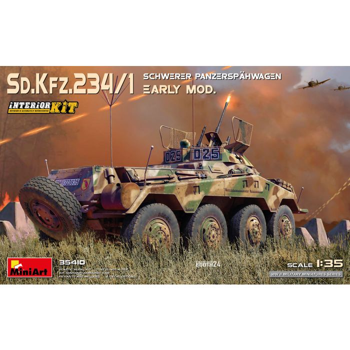 1/35 SD.KFZ.234/1 SCHWERER PANZERSPAHWAGEN EARLY 35410