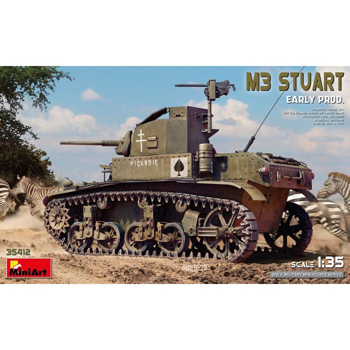 1/35 M3 STUART EARLY PROD. INTERIOR KIT 35412