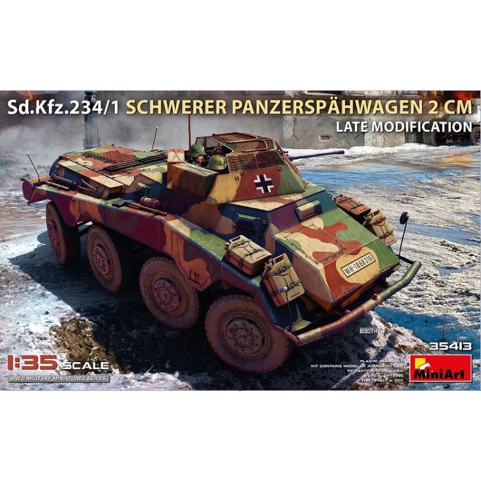1/35 SD.KFZ.234/1 SCHW. PNZRSPHWGN LATE MOD (03/25) * 35413