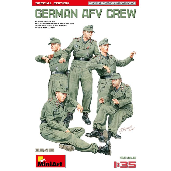 1/35 GERMAN AFV CREW WWII 35415