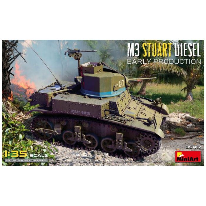 1/35 M3 STUART DISEL EARLY PROD. 35417