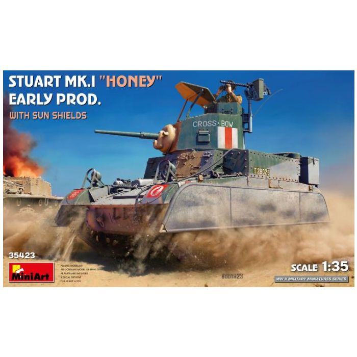 1/35 STUART MK.I  HONEY EARLY PROD. W/SUN SHIELDS (04/25) * 35423