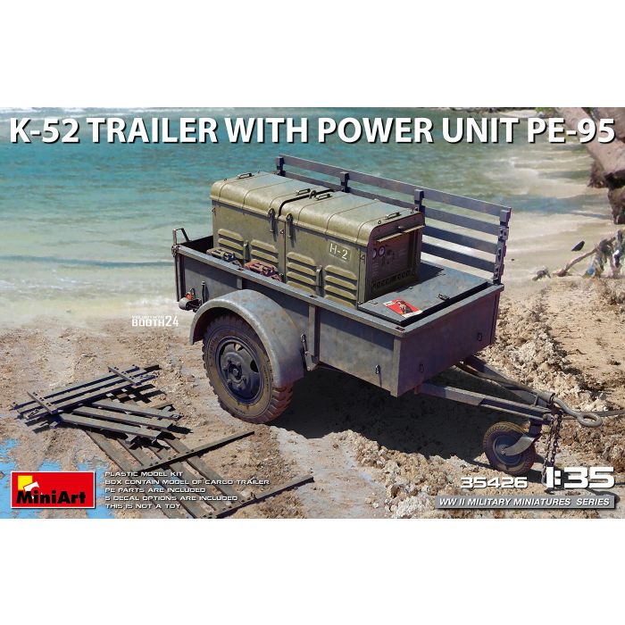 1/35 K-52 TRAILER W/POWER UNIT PE-95 35426