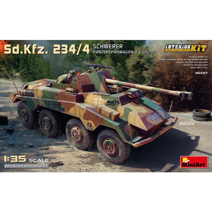 1/35 SD.KFZ. 234/4 SCHWERER PANZERSPAHWAGEN 7,5 INT 35427