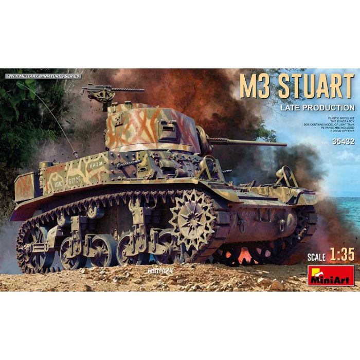 1/35 M3 STUART LIGHT TANK. LATE PROD. 35432