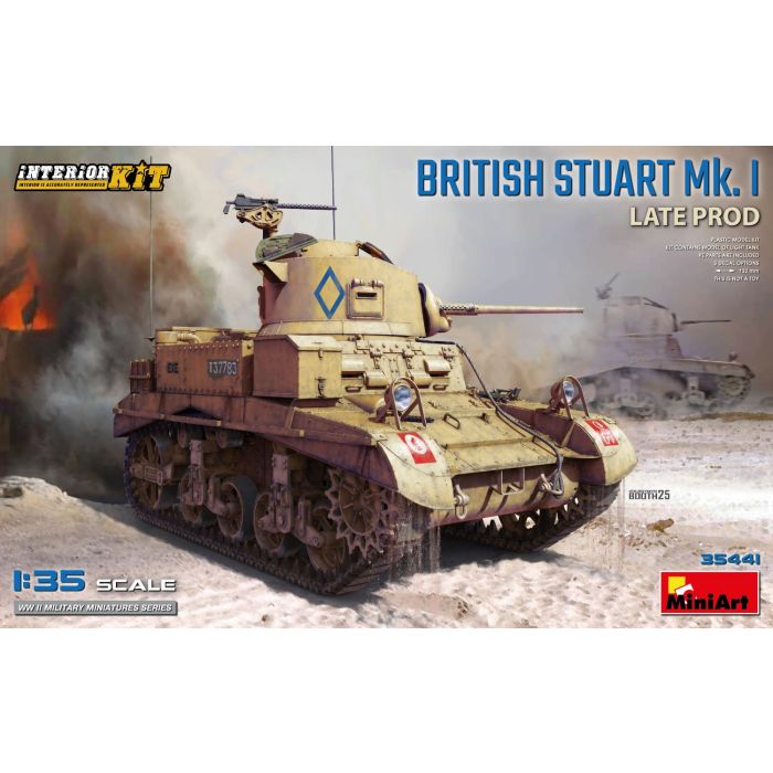 1/35 BRITISH STUART MK. I LATE PROD. INTERIOR KIT 35441