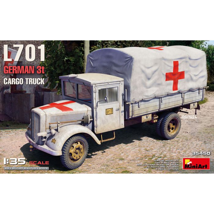 1/35 GERMAN 3T CARGO TRUCK L701 35450