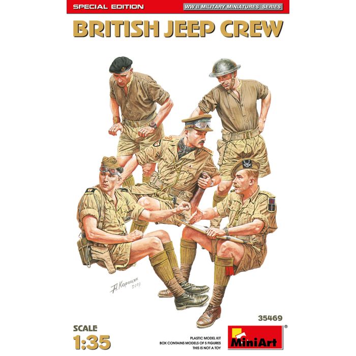 1/35 BRITISH JEEP CREW. SPECIAL EDITION 35469