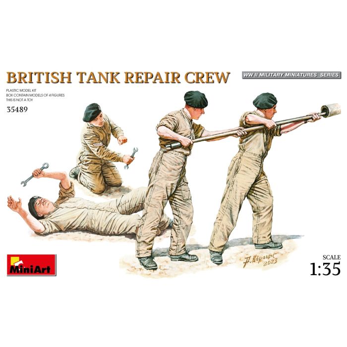 1/35 BRITISH TANK REPAIR CREW (05/25) * 35489