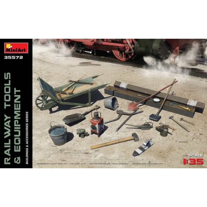 1/35 RAILWAY TOOLS en EQUIPMENT 35572