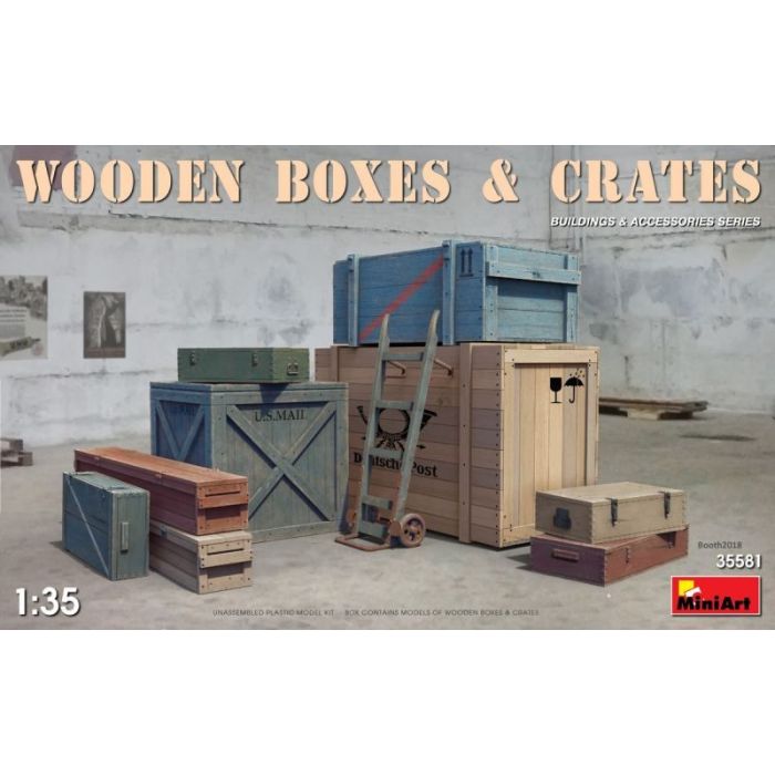 1/35 WOODEN BOXES en CRATES 35581