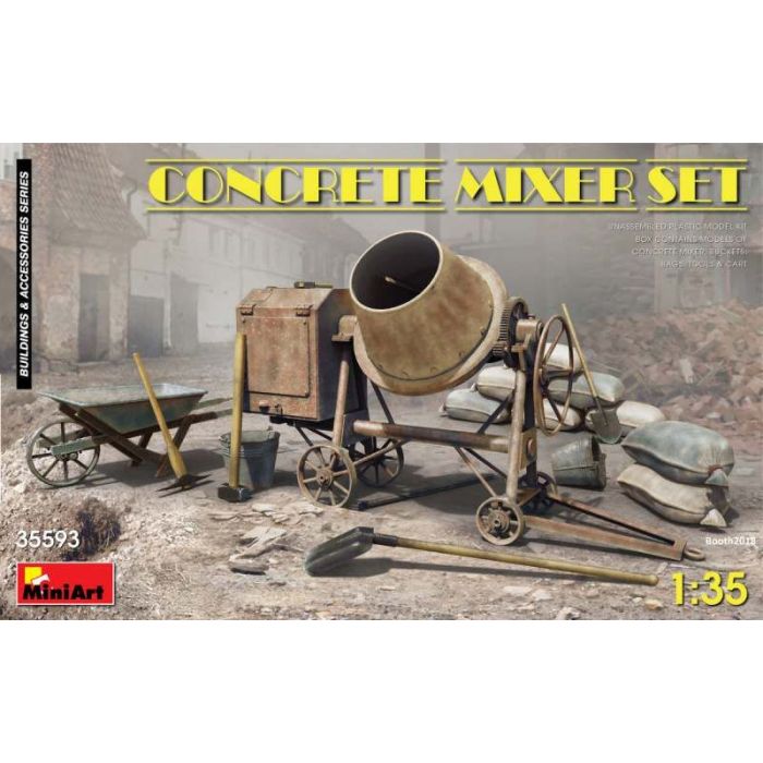 1/35 CONCRETE MIXER SET 35593