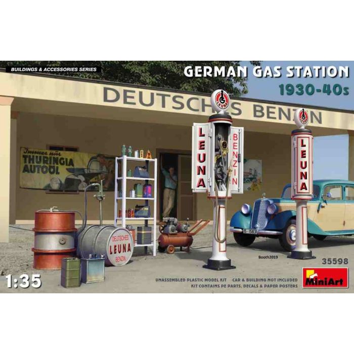 1/35 GERMAN GAS STATION 1930-40S 35598