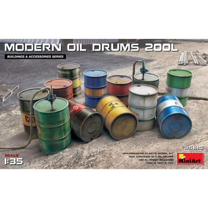 1/35 MODERN OIL DRUMS 200L 35615