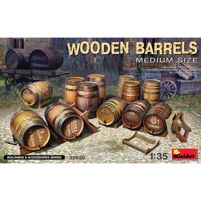 1/35 WOODEN BARRELS MEDIUM SIZE 35630