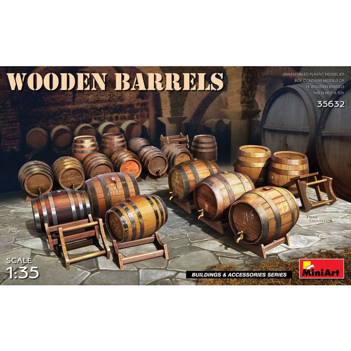 1/35 WOODEN BARRELS 35632