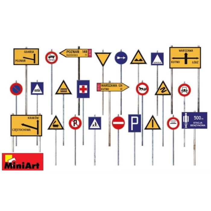 1/35 POLISH TRAFFIC SIGNS 1930-40S 35664