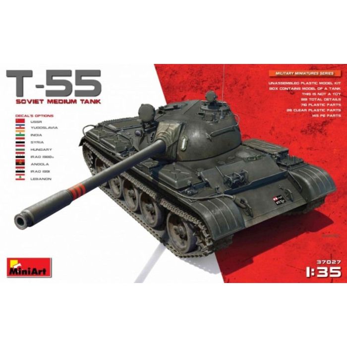 1/35 T-55 SOVIET MEDIUM TANK 37027