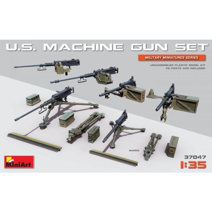 1/35 U.S. MACHINE GUN SET 37047